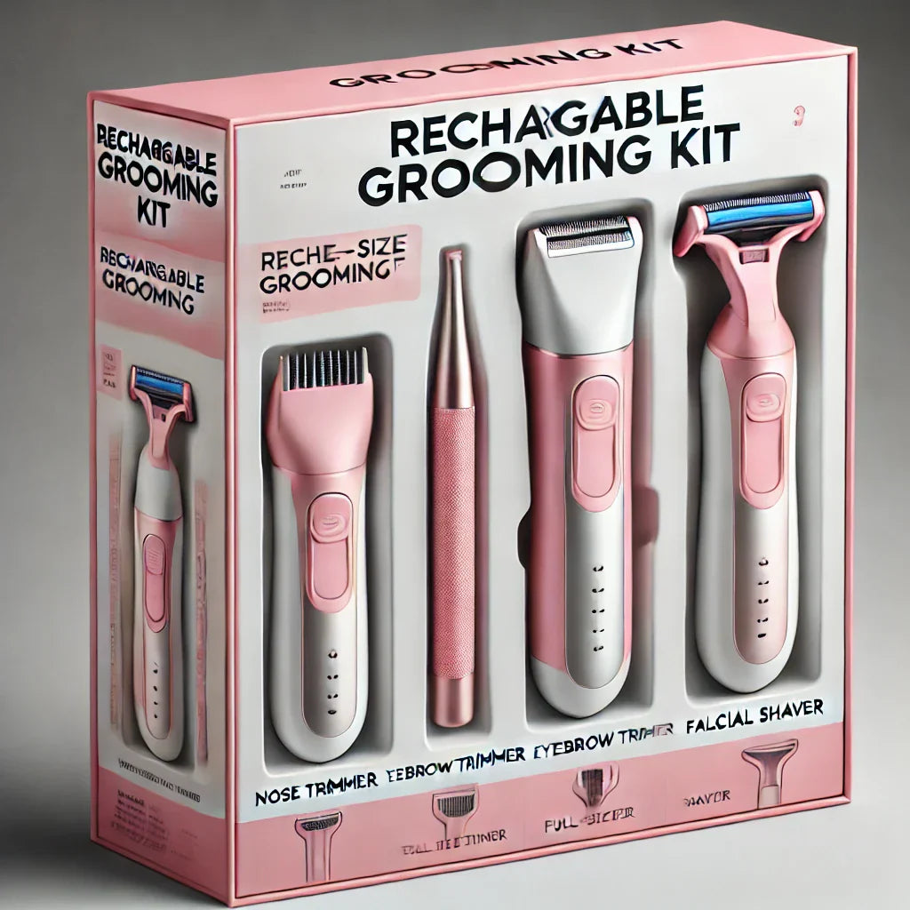 Rechargeable Ladies Grommer Kit For Women