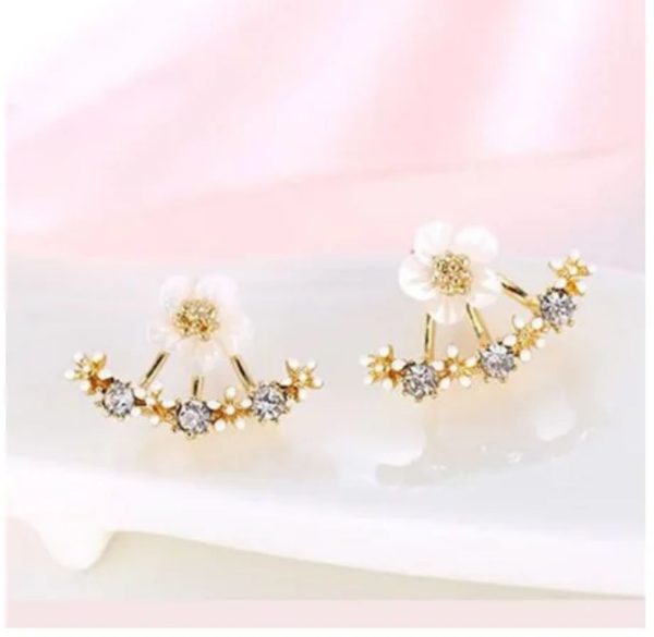 Daisy Back Stud Earrings