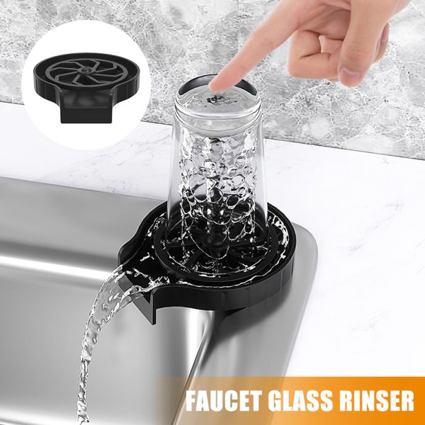 Automatic Tap Glass Rinser for Kitchen Sinks