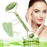 Jade Roller & Gua Sha Set Face Roller